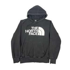 The North Face Men's Medium Black Hoodie Sweatshirt Pullover Size M